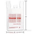 High Cost-Effective Reusable Thank You Plastic Bags